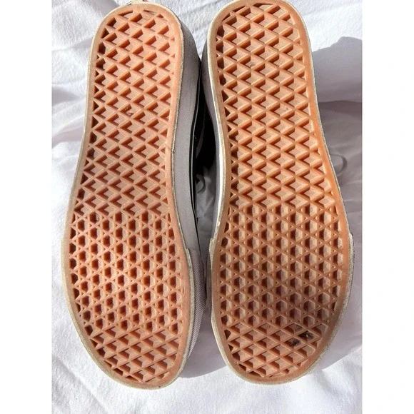 Vans SK8 HI Black Suede White Stitch High Top Skate Shoes Men 7 Women 8.5 - Picture 9 of 9